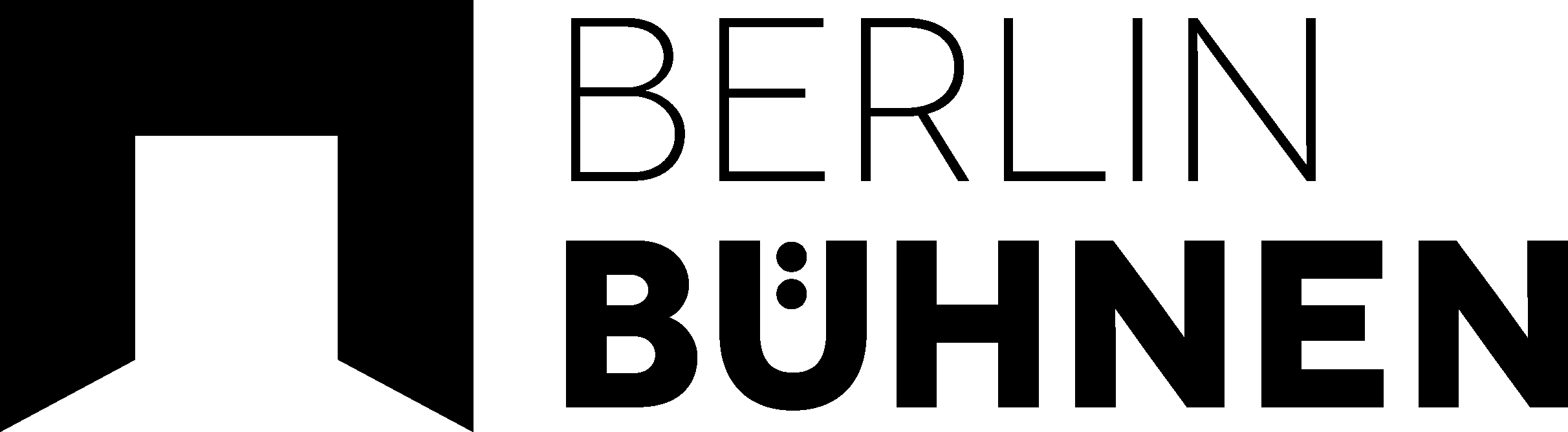 Logo BerlinBuehnen zweizeilig